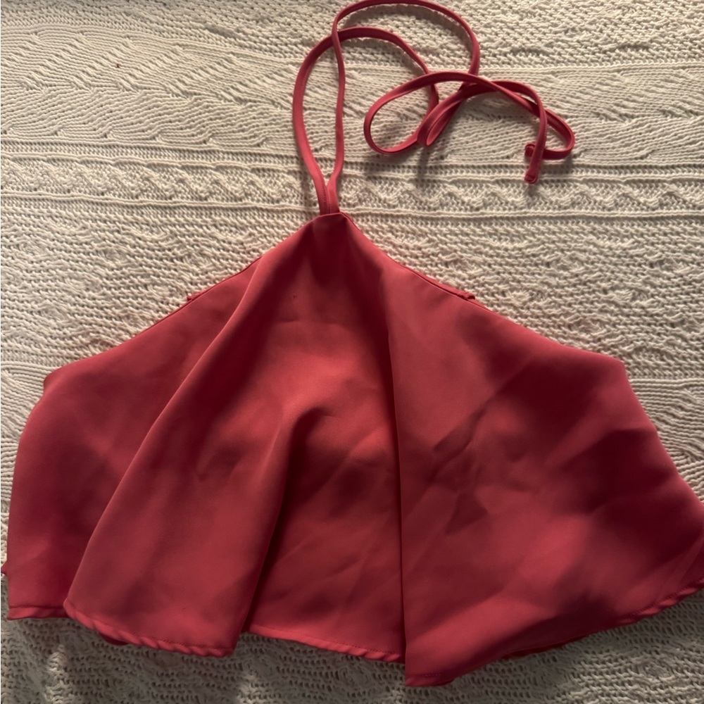 Superdown Pink Halter Top size S